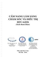 CẨM NANG LÂM SÀNG CHĂM SÓC VÀ ĐIỀU TRỊ HIV/AIDS (Sách tham khảo)