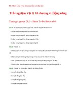 Trắc nghiệm vật lý 10 chương 4 động năng (1)