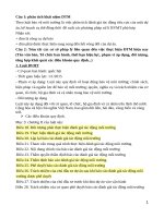 Đề cương ôn thi môn đánh giá tác động môi trường