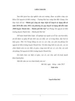 Khóa luận tốt nghiệp Đánh giá công tác thực hiện kế hoạch sử dụng đất từ năm 2010 đến năm 2014 của phương án quy hoạch sử dụng đất đến năm 2020 huyện Thanh Oai – Thành phố Hà Nội