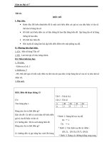 Giáo án Đại số 7 chương 3 bài 3: Biểu Đồ