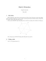 Định lý Brianchon