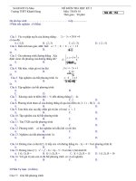 ĐỀ THI TOÁN 10 HKII(2017 2018)