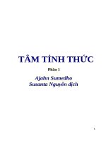 Tâm tỉnh thức  (thực hành chánh niệm)1