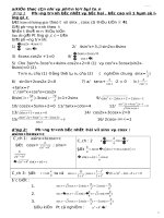 Các dạng toán phương trình lượng giác