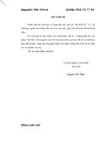 Rèn luyện năng lực sáng tạo cho học sinh thông qua việc xây dựng và dạy giải bài tập chương Động lực học chất điểm vật lý lớp 10 THPT (chương trình nâng cao)