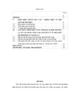 TIỂU LUẬN   sự vận DỤNG NGUYÊN lý về mối LIÊN hệ PHỔ BIẾN của ĐẢNG về XEM xét GIỮA PHÁT TRIỂN bền VỮNG với bảo vệ môi TRƯỜNG ở nước TA HIỆN NAY