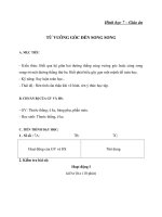 Giáo án Hình học 7 chương 1 bài 6: Từ vuông góc đến song song