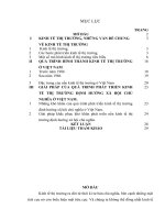 TIỂU LUẬN   mô HÌNH về KINH tế THỊ TRƯỜNG và một số GIẢI PHÁP PHÁT TRIỂN KINH tế THỊ TRƯỜNG ĐỊNH HƯỚNG xã hội CHỦ NGHĨA ở VIỆT NAM HIỆN NAY