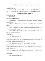 Dạy học chủ đề tích hợp kiến thức các môn học Vật lý, Địa lý, Hóa học, Sinh học, Công nghệ, Giáo dục bảo vệ môi trường, bảo vệ Trái Đất qua bài SỰ BIẾN ĐỔI CHẤT (Hóa học 8)