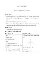 Giáo án Hình học 7 chương 1 bài 2: Hai đường thẳng vuông góc