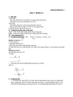 Giáo án Hình học 7 chương 1 bài 7: Định lí