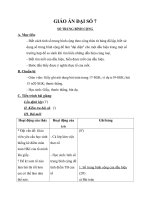 Giáo án Đại số 7 chương 3 bài 4: Số trung bình cộng