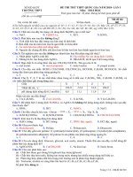 DE THI THU THPT QG MON HOA LAN 1 2018  24 DE BAN WORD DEP