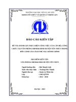 Đánh Giá Thực Hiện Công Việc Của Cán Bộ, Công Chức Tại Văn Phòng HĐND&UBND Huyện Yên Thủy Trong Bối Cảnh Cải Cách Thủ Tục Hành Chính (1)