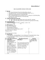 Giáo án Hình học 7 chương 1 bài 2: Hai đường thẳng vuông góc