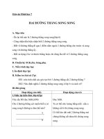 Giáo án Hình học 7 chương 1 bài 4: Hai đường thẳng song song