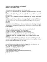 chương 5 trắc nghiệm hành vi tổ chức Robbins, Judge