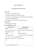 Giáo án Hình học 7 chương 1 bài 4: Hai đường thẳng song song