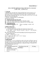 Giáo án Hình học 7 chương 2 bài 4: Trường hợp bằng nhau thứ hai của tam giác (cạnh  góc  cạnh)