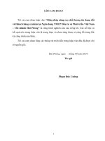 Biện pháp nâng cao chất lƣơng tín dụng đối với khách hàng cá nhân tại Ngân hàng TMCP Đầu tƣ và Phát triển Việt Nam – Chi nhánh Hải Phòng_2