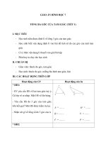 Giáo án Hình học 7 chương 2 bài 1: Tổng ba góc của một tam giác