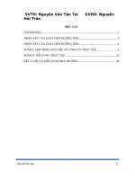 báo cáo thực tập ngành công nghệ kỹ thuật ô tô