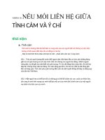 word nhóm 10 tình cảm và hành động ý chí