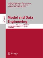 Model and data engineering   6th international conference, MEDI 2016 