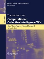 Transactions on computational collective intelligence XXV 