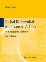 Partial differential equations in action from modelling to theory third edition 
