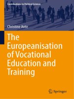 The europeanisation of vocational education and training 