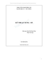 Kỹ thuật xung số Đoàn thị thanh ngọc Phạm văn thảo