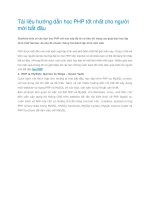 Tài liệu hướng dẫn học PHP tốt nhất cho người mới bắt đầu