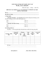 0 9 BB KIEM TRA THIET BI CUA NHA THAU HOAT DONG TREN CONG TRUONG