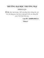 Quy luật lượng chất của phép biện chứng duy vật Sự vận dụng quy luật này trong quá trình xây dựng đất nước Việt Nam hiện nay