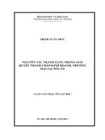 Nguyên tắc tranh tụng trong việc giải quyết tranh chấp kinh doanh, thương mại tại tòa án 