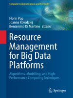 Resource management for big data platforms 
