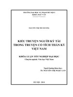 Kiểu truyện người kỳ tài trong truyện cổ tích thần ký việt nam