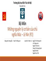 Quy Luật Giá Trị Và Ý Nghĩa trong Mác Lê Nin