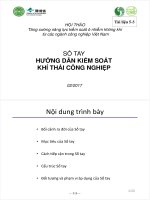 SỔ TAY HƯỚNG DẪN KIỂM SOÁT KHÍ THẢI CÔNG NGHIỆP