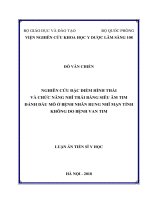 Nghiên cứu đặc điểm hình thái và chức năng nhĩ trái bằng siêu âm tim đánh dấu mô ở bệnh nhân rung nhĩ không do bệnh van tim (Luận án tiến sĩ)