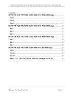 Bài giải tham khảo phần MSWLogo ■ Đề thi THT toàn quốc 2014 đến 2017 ■ Tiểu học