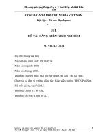 SKKN: PHƯƠNG PHÁP GIẢNG DẠY CÁC BÀI TẬP NHIỆT HỌC MÔN VẬT LÍ 8