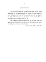 Nghiên cứu đặc điểm lâm học và khả năng tích lũy cacbon của các lâm phần mỡ (manglietia conifera blume) tại huyện mường lát, tỉnh thanh hóa 