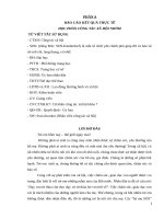 Báo cáo thực tế làng trẻ SOS