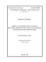 Nghiên cứu đặc điểm kỹ thuật và kết quả phẫu thuật nội soi một lỗ qua ổ bụng đặt mảnh ghép ngoài phúc mạc điều trị thoát vị bẹn