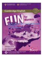 fun for movers teacherss book 4th edition