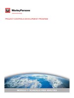 Module 7 - Schedule Risk Analysis - Rev 0
