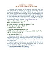 Trắc nghiệm hay có lời giải  khảo sát hàm số môn toán ôn thi THPT quốc gia 2018